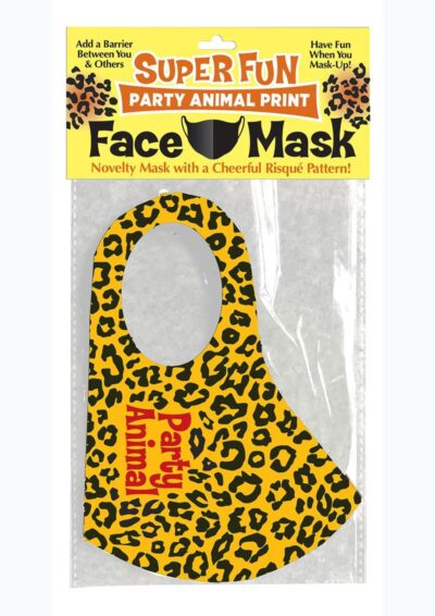 Super Fun Party Animal Mask - Gold/Black