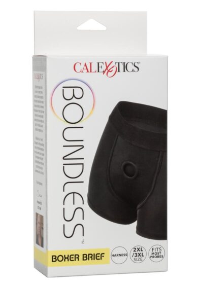 Boundless Boxer Brief Harness - 2XL/3XL - Black