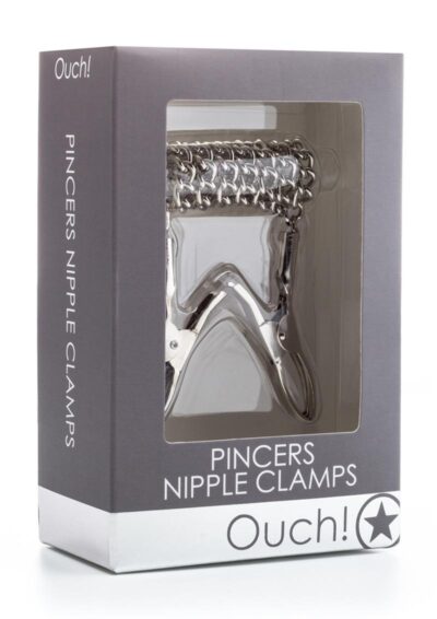 Ouch! Pincers Nipple Clamps - Silver