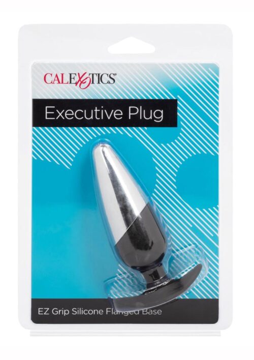 Silicone Executive Butt Plug - Black