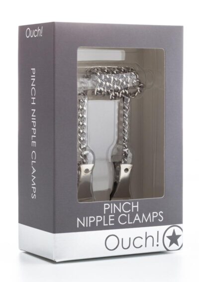 Ouch! Pinch Nipple Clamps - Silver