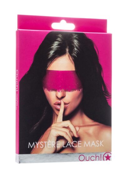 Ouch! Mystere Lace Mask - Pink