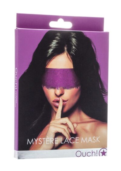 Ouch! Mystere Lace Mask - Purple