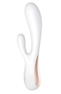 Satisfyer Mono Flex Rechargeable Silicone Rabbit Vibrator - White