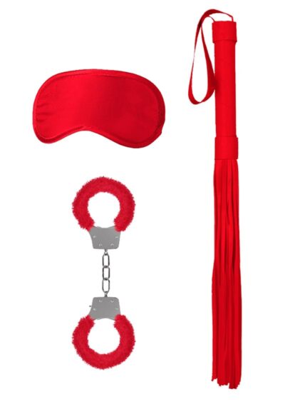 Ouch! Kits Introductory Bondage Kit #1 (3 piece kit) - Red