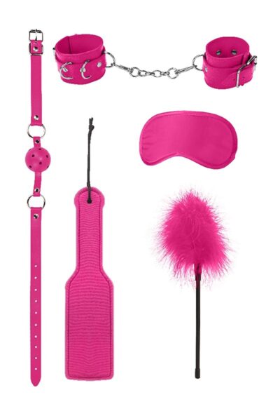 Ouch! Kits Introductory Bondage Kit #4 (5 piece kit) - Pink