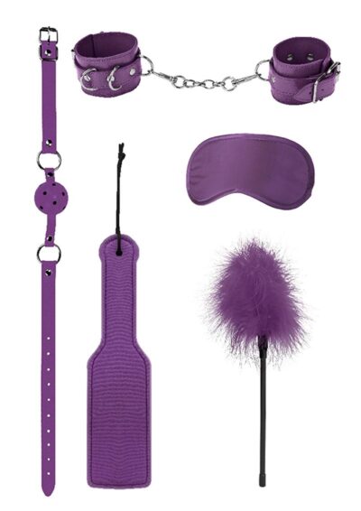 Ouch! Kits Introductory Bondage Kit #4 (5 piece kit) - Purple
