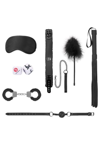 Ouch! Kits Introductory Bondage Kit #6 (6 piece kit) - Black