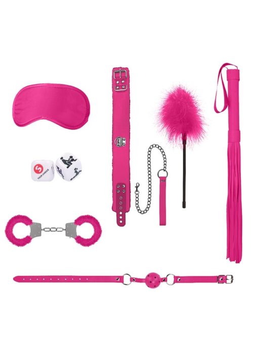 Ouch! Kits Introductory Bondage Kit #6 (6 piece kit) - Pink
