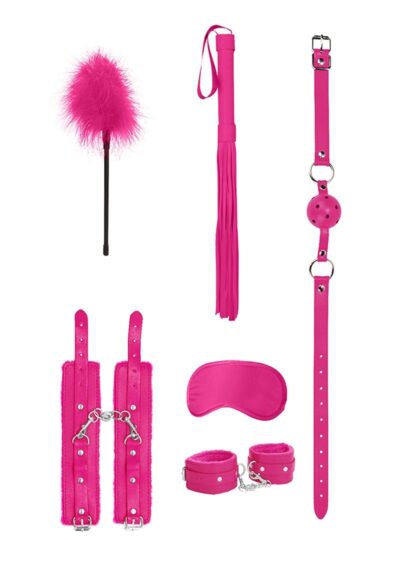 Ouch! Kits Beginners Bondage Kit 6pc - Pink
