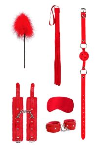 Ouch! Kits Beginners Bondage Kit 6pc - Red