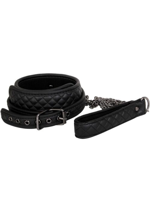 Adam and Eve Eve`s Fetish Dreams Collar and Leash - Black