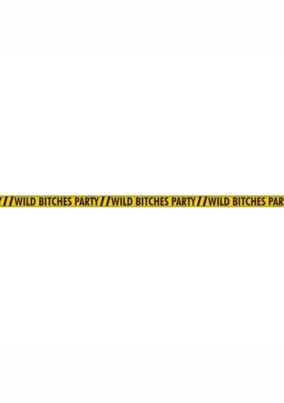 Wild Bitches Party Tape (100ft) - Yellow/Black