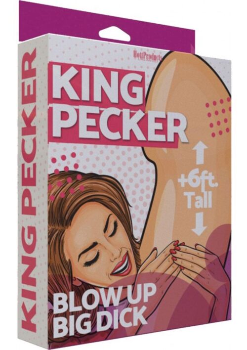 King Pecker Inflatable 5ft - Vanilla