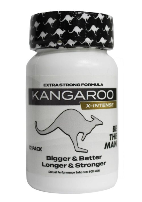 Kangaroo Extra Strong For Him Sexual Enhancement - White (12 count)