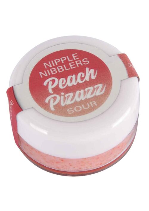 Jelique Nipple Nibblers Sour Tingle Balm Peach Pizazz 3 gm. 1 pc.
