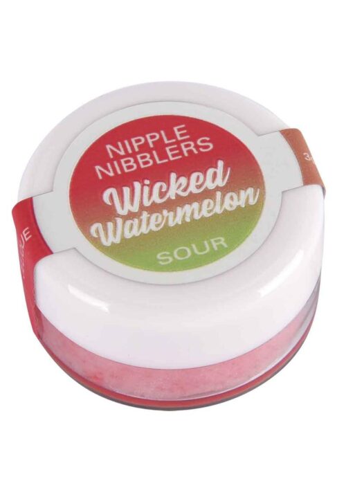 Jelique Nipple Nibblers Sour Tingle Balm Wicked Watermelon 3 gm. 1 pc.