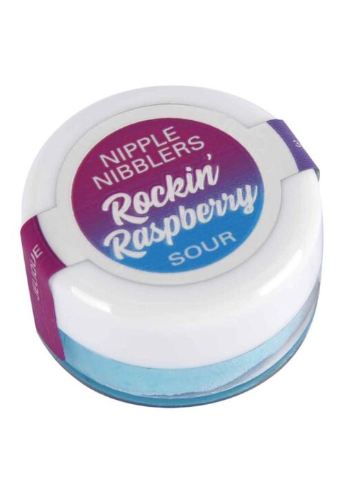 Jelique Nipple Nibblers Sour Tingle Balm Rockin Raspberry 3 gm. 1 pc.