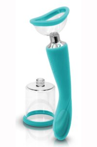 Inya Silicone Rechargeable Pump and Vibe - Teal