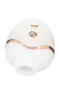 Empowered Palm Pleasure Goddess Silicone Rechargeable Stimulator - White