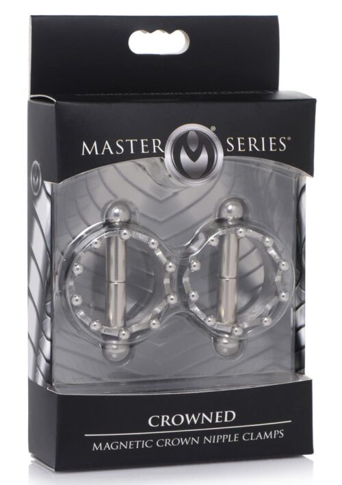 Master Series Crowned Magnetic Crown Nipple Clamps - Stainless Steel