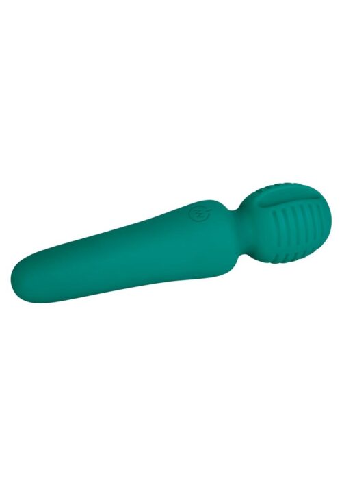 Adam and Eve Eve`s Petite Private Pleasure Silicone Rechargeable Wand Massager - Green