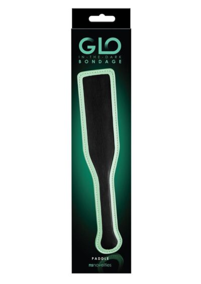 GLO Bondage Glow In The Dark Paddle - Green