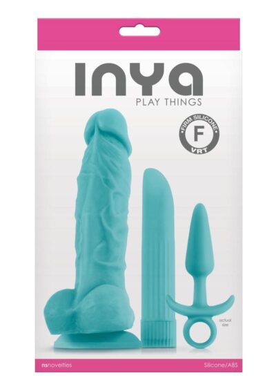 Inya Play Things Kit (Set of 3) - Teal