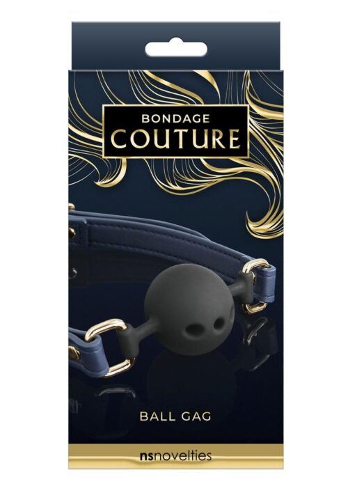 Bondage Couture Ball Gag - Blue