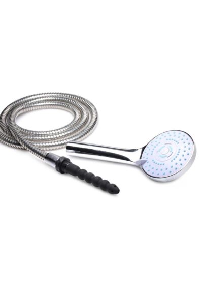 CleanStream Shower Head with Silicone Nozzle - Silver