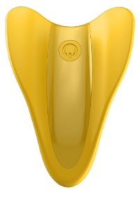 Satisfyer High Fly Silicone Rechargeable Hand Massager - Yellow