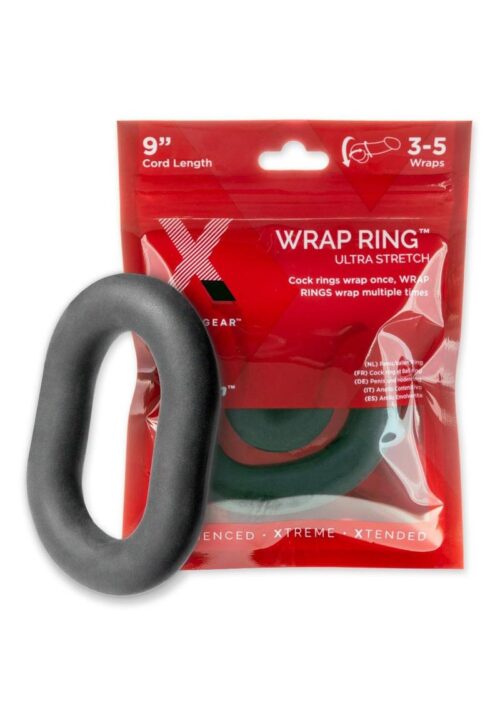 The Xplay Silicone Wrap Ring Ultra Stretch 9in - Black