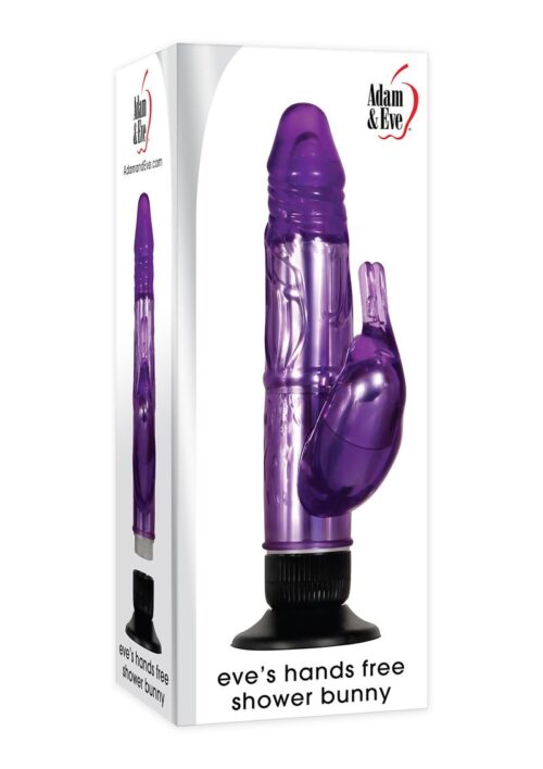 Adam andamp; Eve Eve`s Hands Free Shower Bunny Dual Stimulating Vibrator - Purple