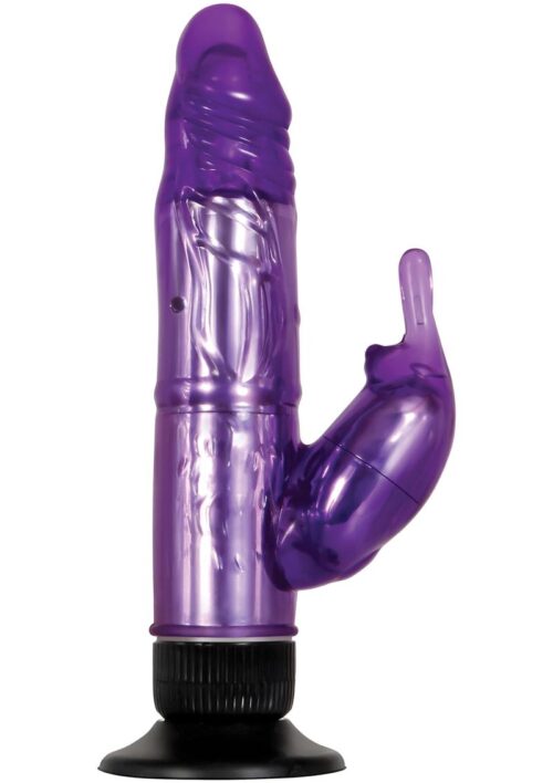 Adam andamp; Eve Eve`s Hands Free Shower Bunny Dual Stimulating Vibrator - Purple