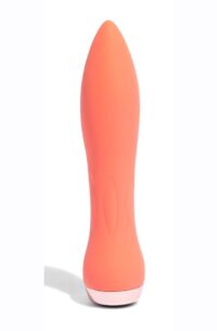 Nu Sensuelle 60SX AMP Silicone Rechargeable Bullet - Coral/Rose Gold
