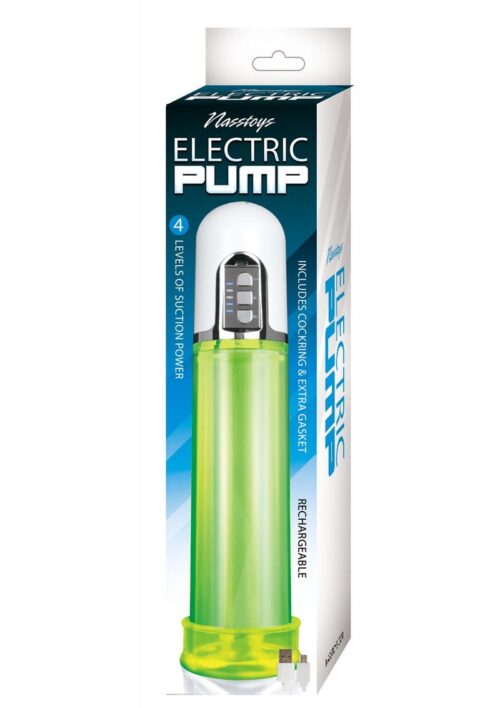 Electric Pump Rechargeable Penis Pump - Green