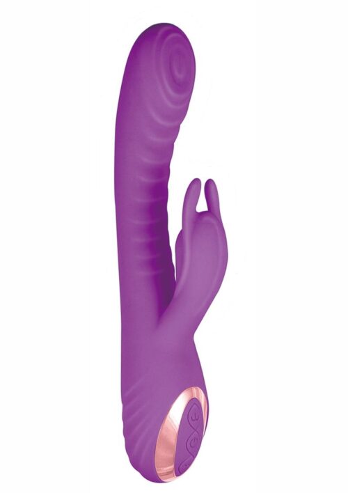 Exciter Thumping G-Spot Vibe Rechargeable Silicone Rabbit - Purple