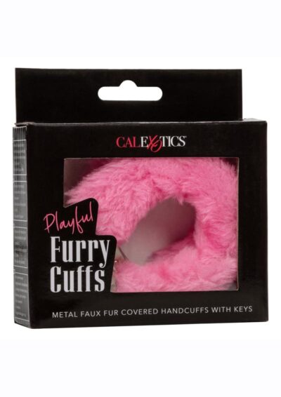 Playful Furry Cuffs - Pink