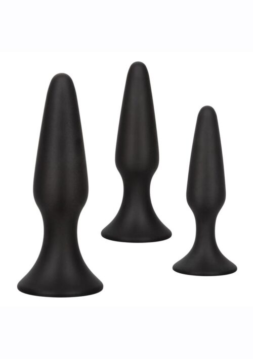 Colt Silicone Anal Trainer Kit (set of 3) - Black