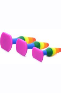 Frisky Rainbow Silicone Anal Trainer Set (3 piece)