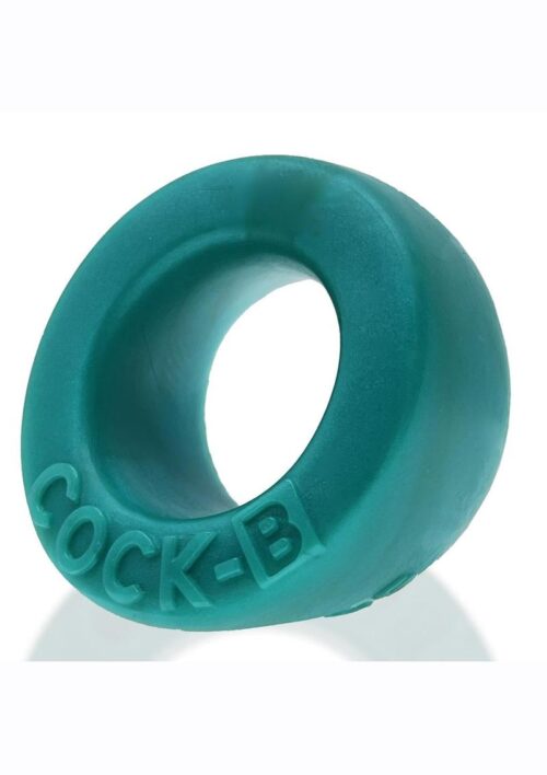 Cock-B Bulge Silicone Cock Ring - Peacock