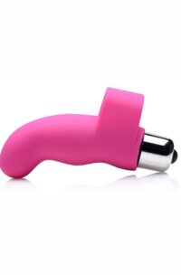 Gossip G-Thrill Silicone Finger Vibe with Full Size Bullet - Pink