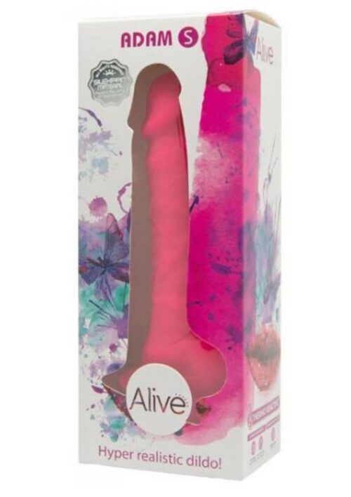 Alive Adam S Silicone Realistic Dildo 6.9in - Pink