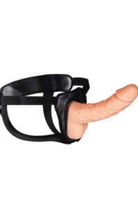 Erection Assistant Hollow Strap-On 8in - Vanilla