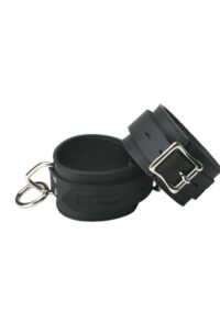 Strict Leather Standard Locking Ankle Cuffs - Black
