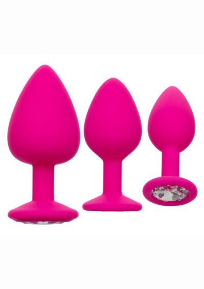 Cheeky Gems Silicone Anal Training Kit - Pink