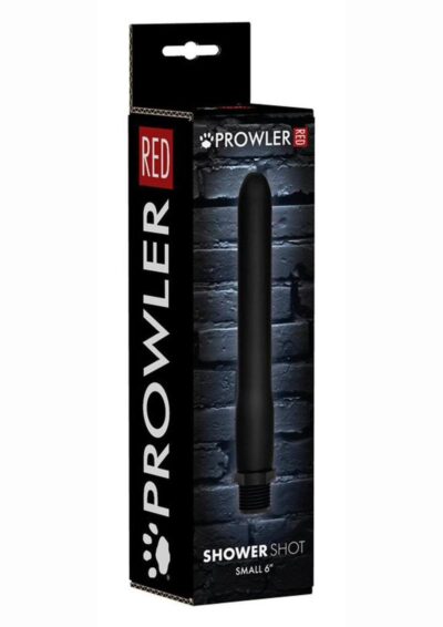 Prowler RED Shower Shot Silicone Douche Nozzle - Small - Black