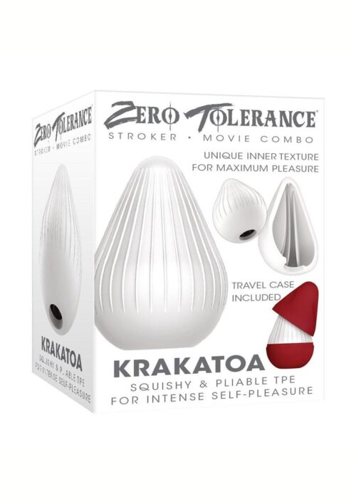 Zero Tolerance Krakatoa Volcano Stroker - White/Red