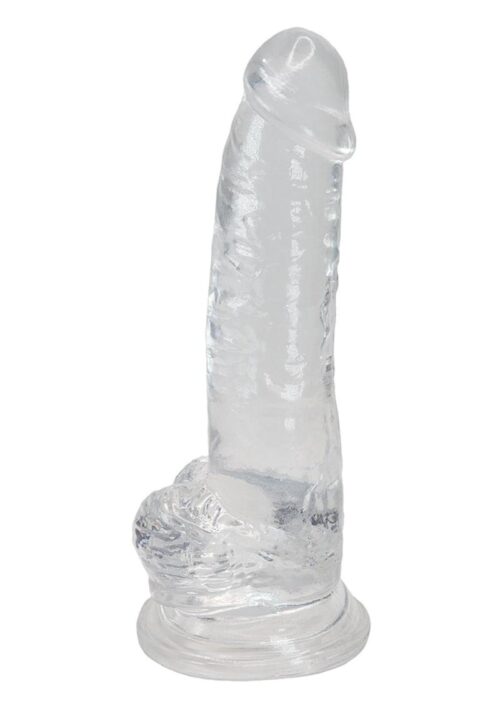 Alive Torrent Jelly Dildo 8.1in - Clear
