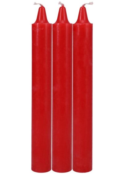 Doc Johnson Japanese Drip Candles - 3 Pack - Red